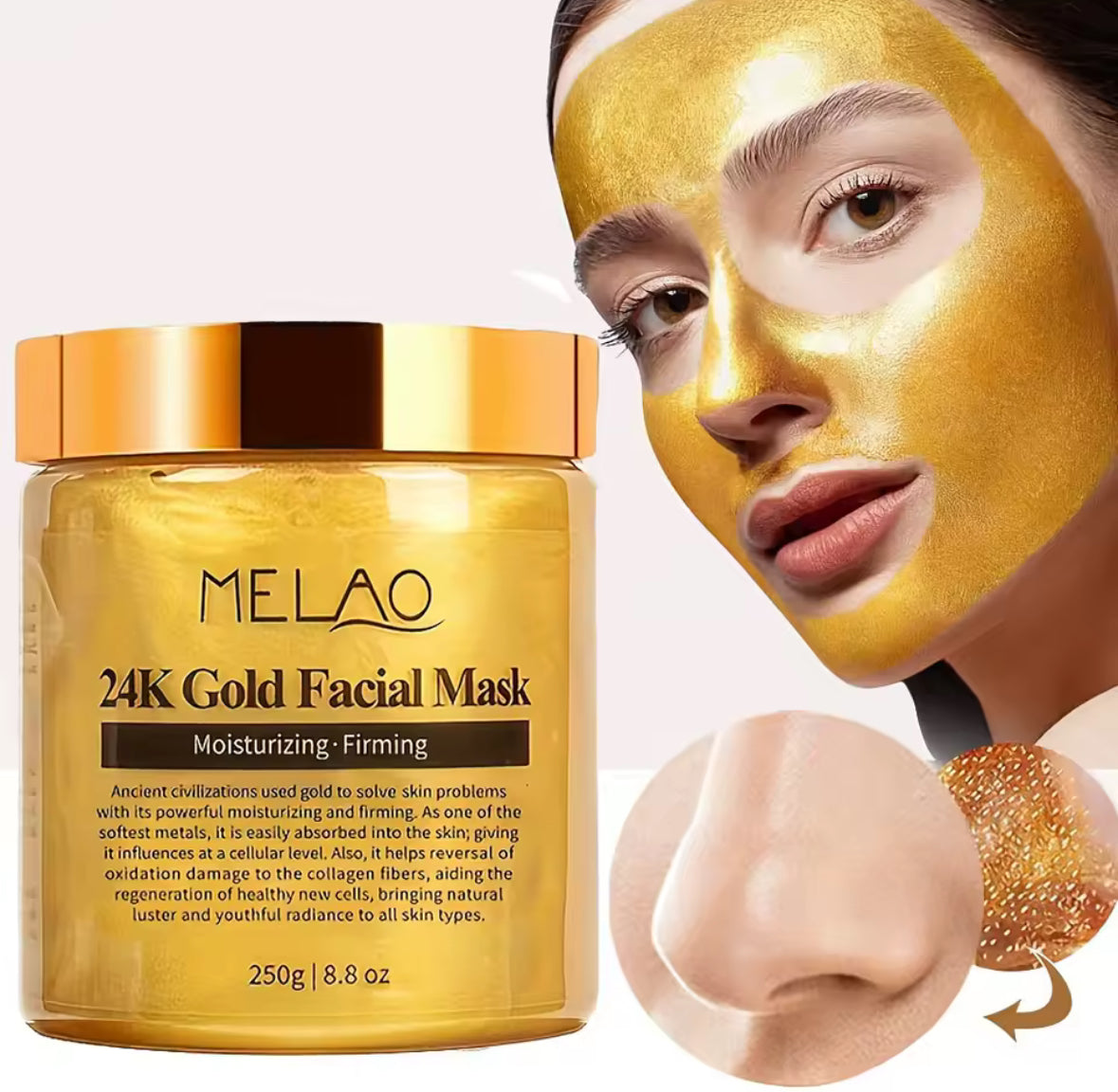 24K Gold Facial Mask